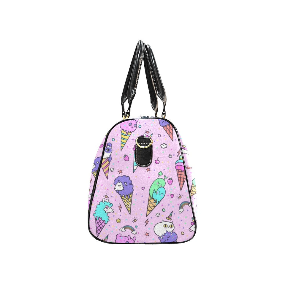 Cute ice cream cone animal pattern Travel Bag