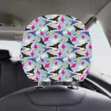 Stingray Pattern Print Design 01 Car Headrest Cover