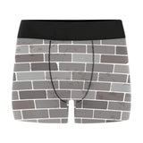 Brick Printed Pattern Print Design 05 Men's All Over Print Boxer Briefs Men's Underwear