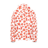 Canada Pattern Print Design 02 Kids' Boys' Girls' Padded Hooded Jacket