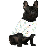 Cute Rhino pattern All Over Print Pet Dog Round Neck Fuzzy Shirt