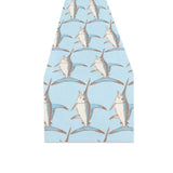 Swordfish Pattern Print Design 01 Table Runner