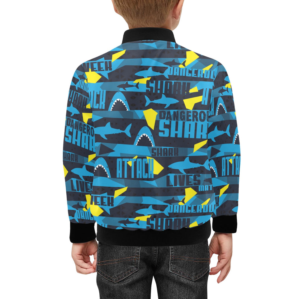Shark dangerous Kids' Boys' Girls' Bomber Jacket