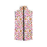 Squirrel Pattern Print Design 02 Women's Padded Vest