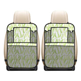 Green Peas Pattern Print Design 03 Car Seat Back Organizer