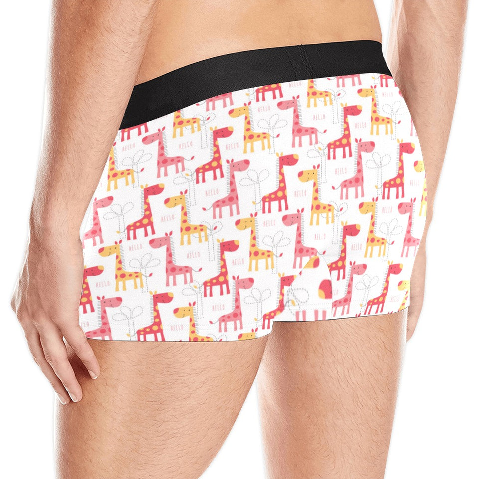 Giraffe Pattern Print Design 03 Men's All Over Print Boxer Briefs Men's Underwear