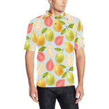 Guava design pattern Men's All Over Print Polo Shirt