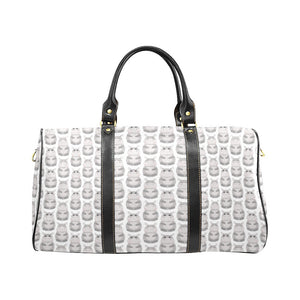 Hippopotamus Pattern Print Design 05 Travel Bag