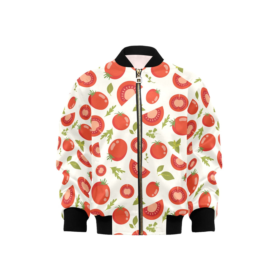 Tomato pattern Kids' Boys' Girls' Bomber Jacket