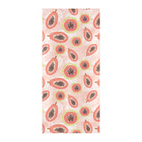 papaya leaves pattern Beach Towel