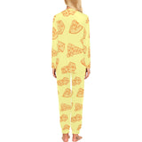 Cheese design pattern Women's All Over Print Pajama Set