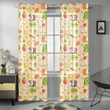 Guinea Pig Pattern Print Design 05 Gauze Curtain
