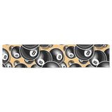 Billiard Ball Pattern Print Design 04 Table Runner