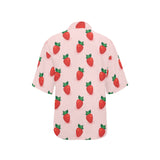 Strawberry beautiful pattern Women's All Over Print Hawaiian Shirt