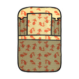 Goldfish Pattern Print Design 02 Car Seat Back Organizer