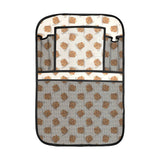 Pancake Pattern Print Design 01 Car Seat Back Organizer
