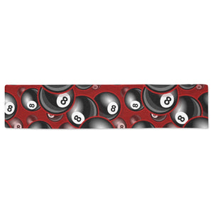 Billiard Ball Pattern Print Design 05 Table Runner