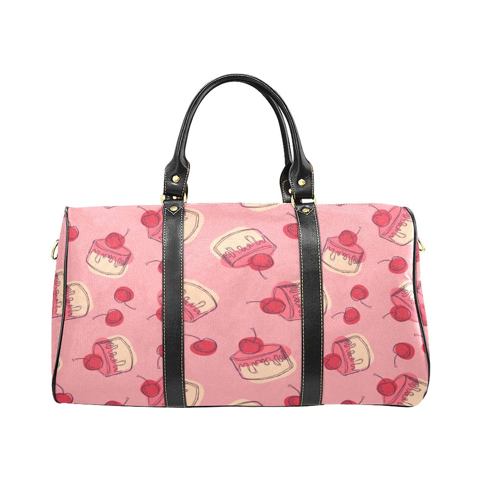 Cake cherry pattern Travel Bag