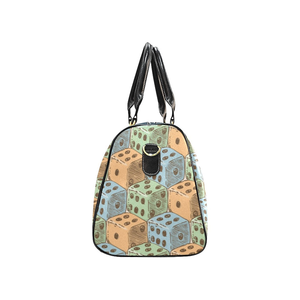 Dice Pattern Print Design 05 Travel Bag