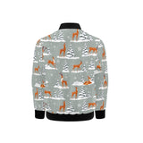Beautiful deers Winter Christmas Kids' Boys' Girls' Bomber Jacket