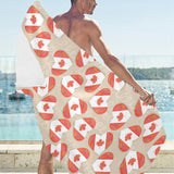 Canada Pattern Print Design 01 Beach Towel