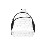 Airplane print pattern All Over Print Chest Bag