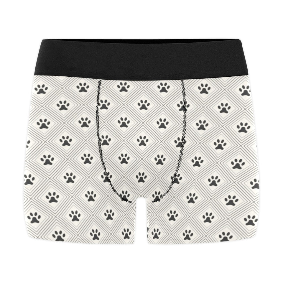 Dog Paws Pattern Print Design 03 Men's All Over Print Boxer Briefs Men's Underwear