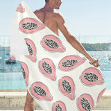 papaya pattern Beach Towel
