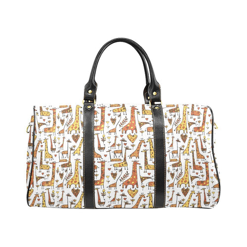 Giraffe Pattern Print Design 04 Travel Bag