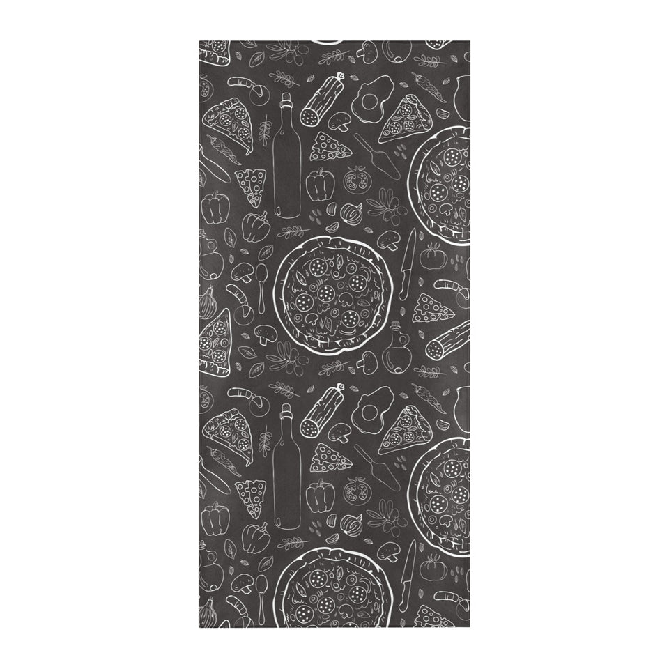 Pizza pattern Beach Towel