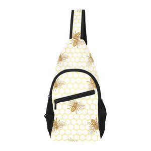 Bee honeycomb seamless design pattern All Over Print Chest Bag