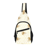 Bee honeycomb seamless design pattern All Over Print Chest Bag