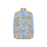 Beer pattern Women's Long Sleeve Polo Shirt