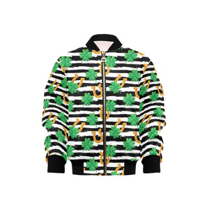 Horseshoes Pattern Print Design 01 Kids' Boys' Girls' Bomber Jacket