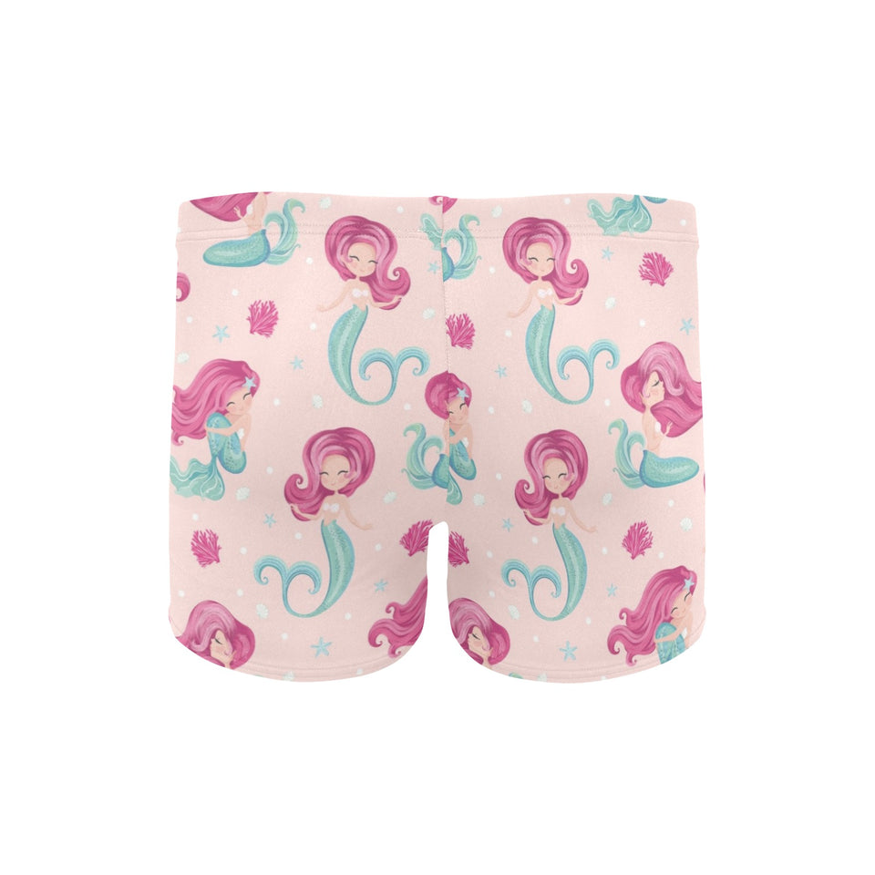 Cute little mermaid pattern Men's Swimming Trunks