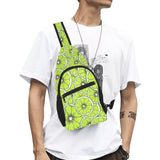 Slices of Lime design pattern All Over Print Chest Bag