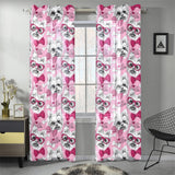 Yorkshire Terrier Pattern Print Design 03 Gauze Curtain