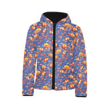 Clown Fish Pattern Print Design 04 Kids' Boys' Girls' Padded Hooded Jacket