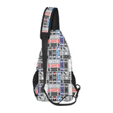 Skate Board Pattern Print Design 04 All Over Print Chest Bag