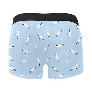 Seagull Pattern Print Design 02 Men's All Over Print Boxer Briefs Men's Underwear