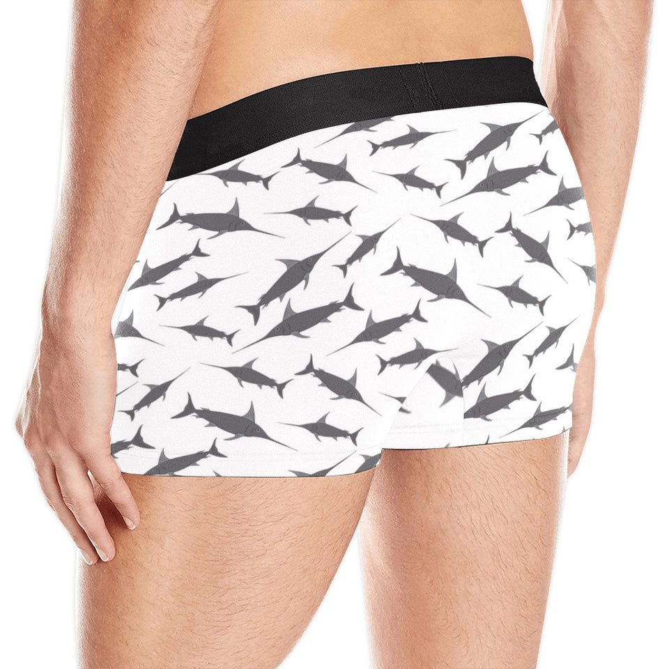 Swordfish Pattern Print Design 04 Men's All Over Print Boxer Briefs Men's Underwear