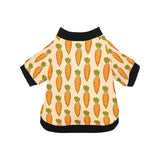 Carrot Pattern Print Design 04 All Over Print Pet Dog Round Neck Fuzzy Shirt