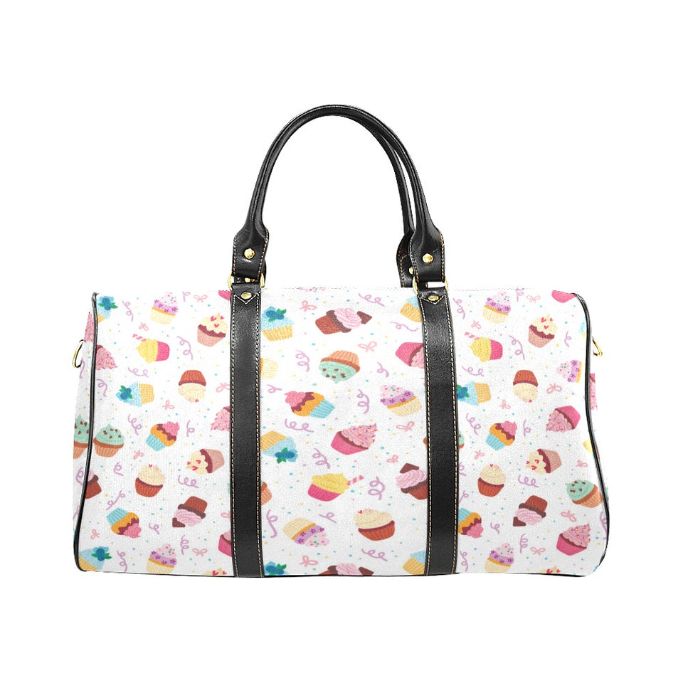 Cake cupcake design pattern Travel Bag