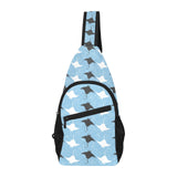 Stingray Pattern Print Design 03 All Over Print Chest Bag
