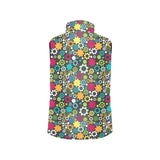 Gear Pattern Print Design 03 Women's Padded Vest