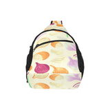 Onion garlic white red pattern All Over Print Chest Bag