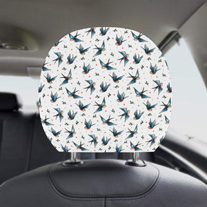 Swallow Pattern Print Design 04 Car Headrest Cover