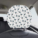 Swallow Pattern Print Design 04 Car Headrest Cover