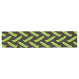 Green Peas Pattern Print Design 05 Table Runner
