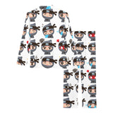 Cute ninja design pattern Women's Long Pajama Set